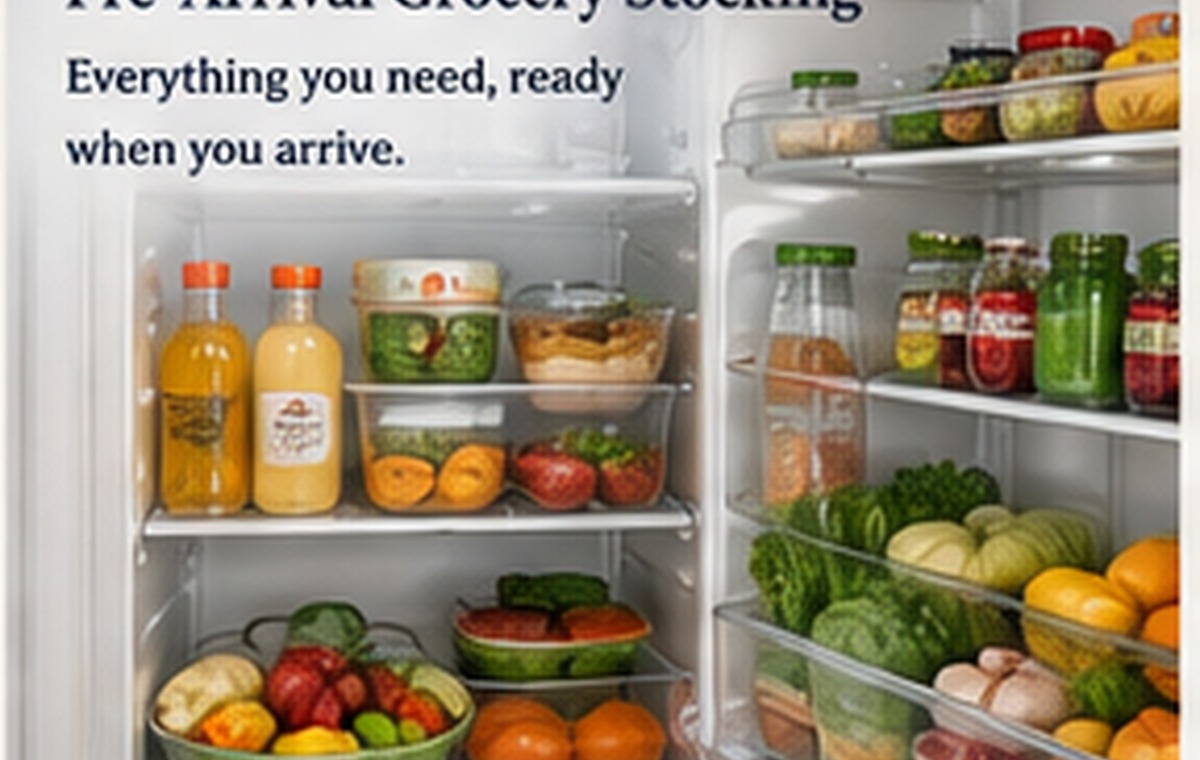 Pre-Arrival Grocery Stocking